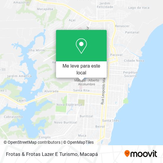 Frotas & Frotas Lazer E Turismo mapa