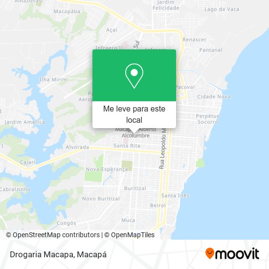 Drogaria Macapa mapa