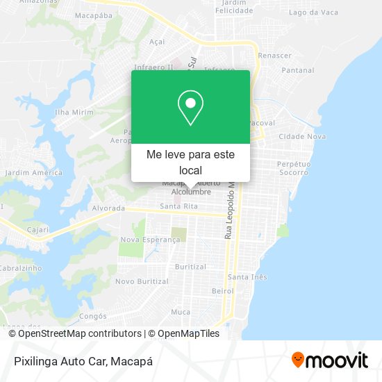 Pixilinga Auto Car mapa