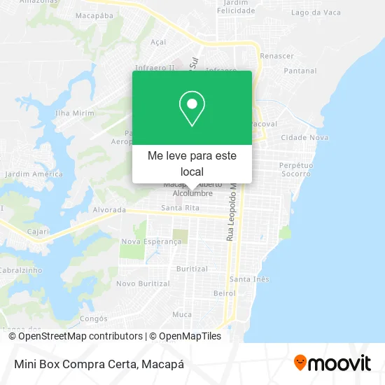 Mini Box Compra Certa mapa