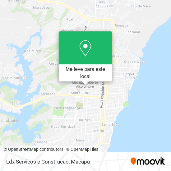 Ldx Servicos e Construcao mapa