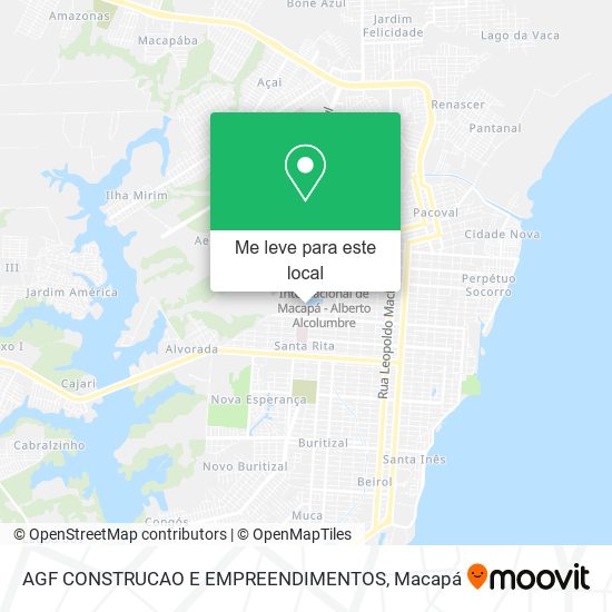 AGF CONSTRUCAO E EMPREENDIMENTOS mapa