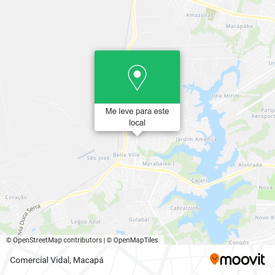 Comercial Vidal mapa