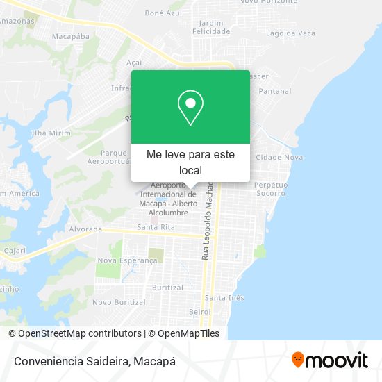 Conveniencia Saideira mapa