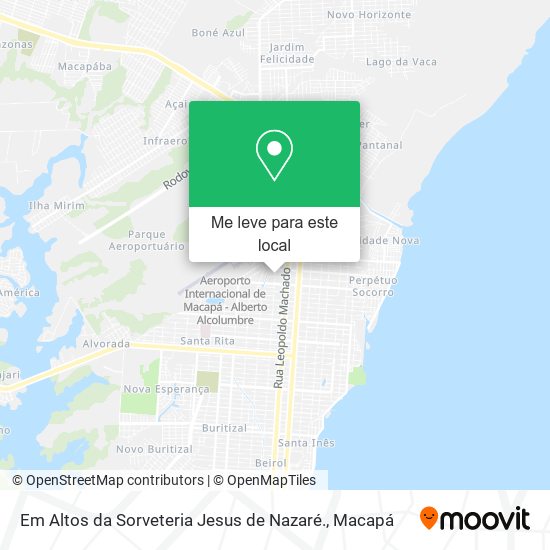 Em Altos da Sorveteria Jesus de Nazaré. mapa