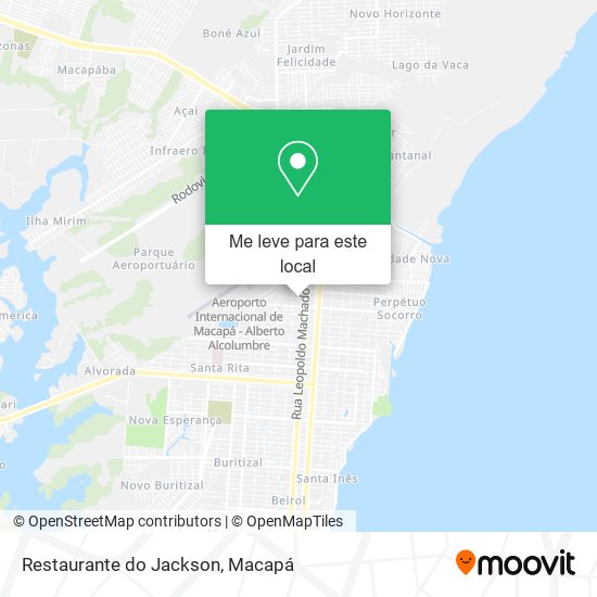 Restaurante do Jackson mapa