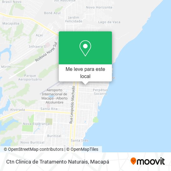 Ctn Clinica de Tratamento Naturais mapa