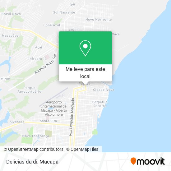 Delicias da di mapa