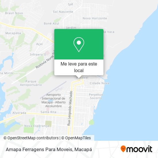 Amapa Ferragens Para Moveis mapa