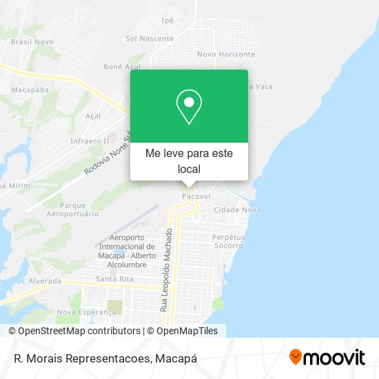 R. Morais Representacoes mapa