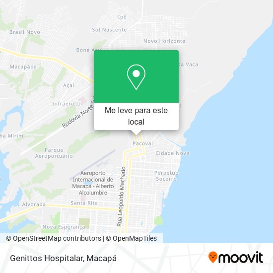 Genittos Hospitalar mapa