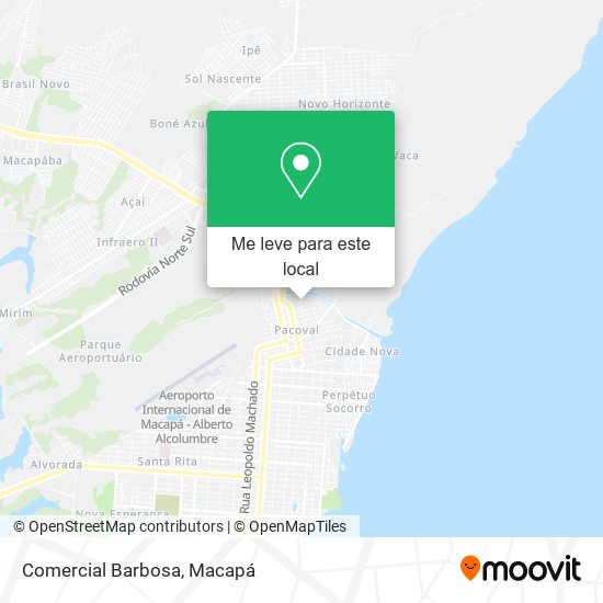 Comercial Barbosa mapa