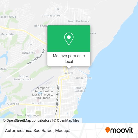 Automecanica Sao Rafael mapa