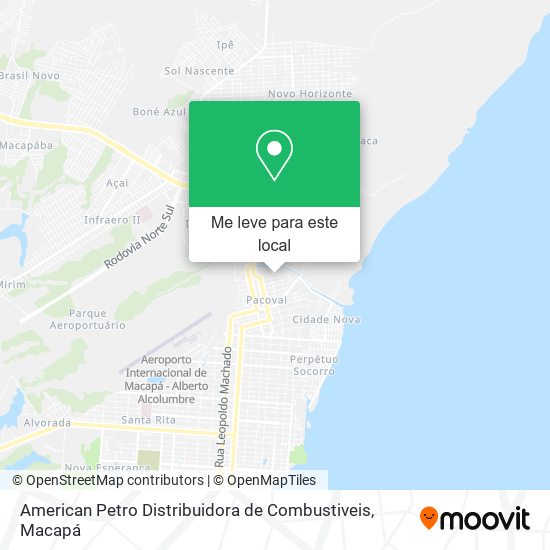 American Petro Distribuidora de Combustiveis mapa