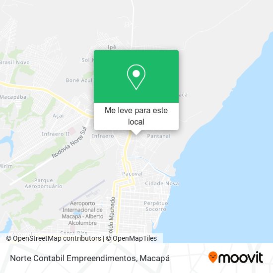 Norte Contabil Empreendimentos mapa