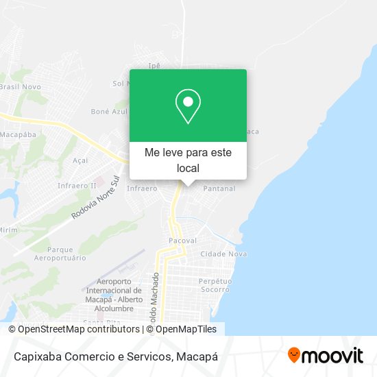 Capixaba Comercio e Servicos mapa