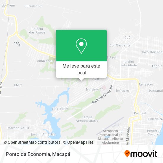 Ponto da Economia mapa