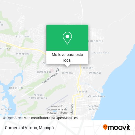 Comercial Vitoria mapa