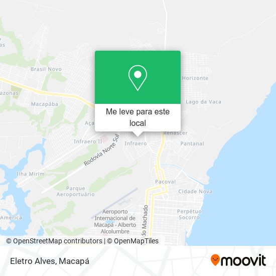 Eletro Alves mapa