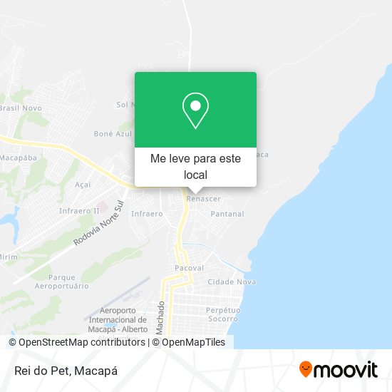 Rei do Pet mapa