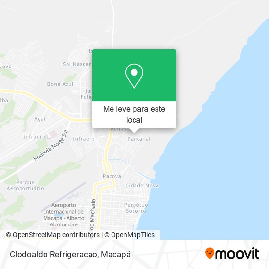 Clodoaldo Refrigeracao mapa