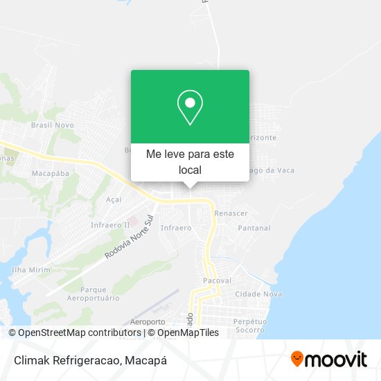 Climak Refrigeracao mapa