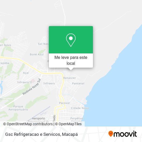 Gsc Refrigeracao e Servicos mapa