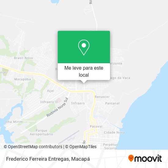 Frederico Ferreira Entregas mapa