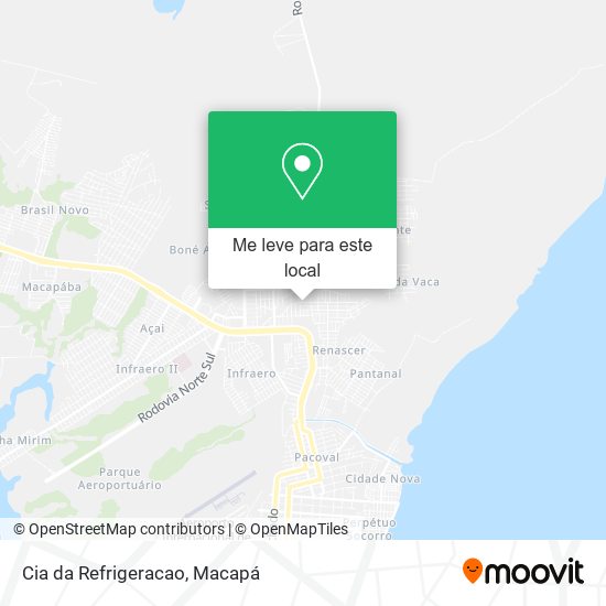 Cia da Refrigeracao mapa