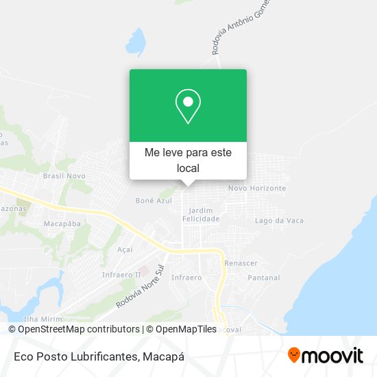 Eco Posto Lubrificantes mapa