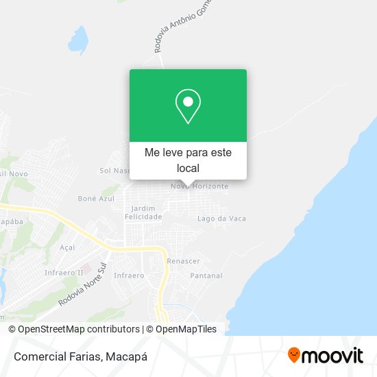 Comercial Farias mapa