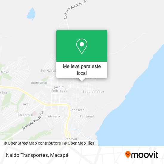 Naldo Transportes mapa