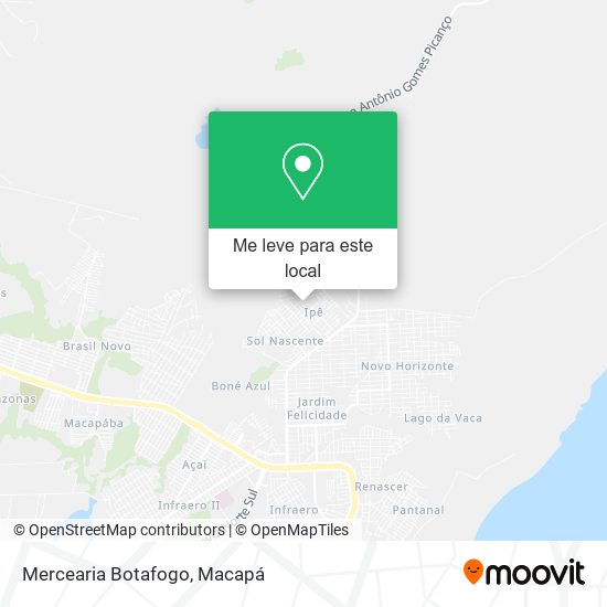 Mercearia Botafogo mapa