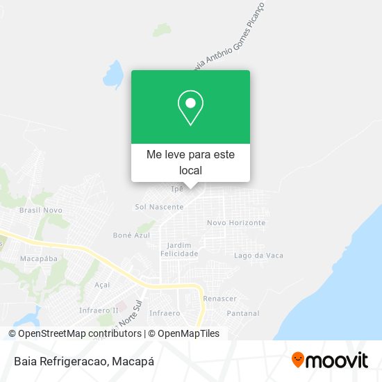 Baia Refrigeracao mapa