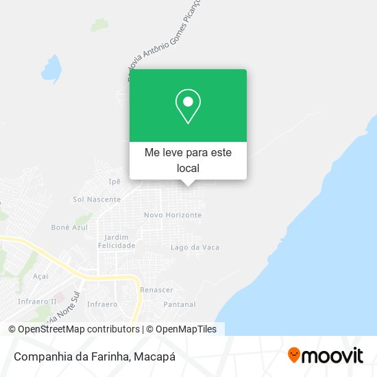 Companhia da Farinha mapa