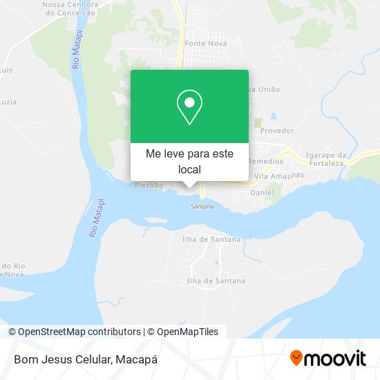 Bom Jesus Celular mapa