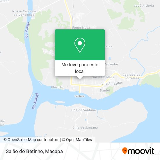 Salão do Betinho mapa