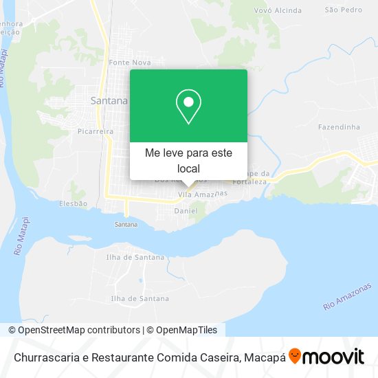 Churrascaria e Restaurante Comida Caseira mapa