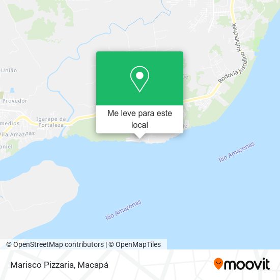 Marisco Pizzaria mapa