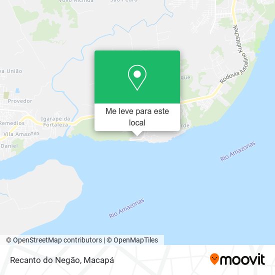 Recanto do Negão mapa