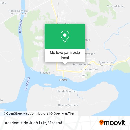 Academia de Judô Luiz mapa