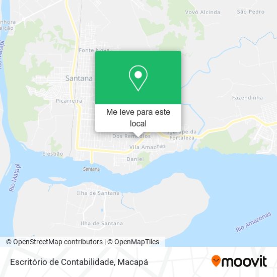 Escritório de Contabilidade mapa