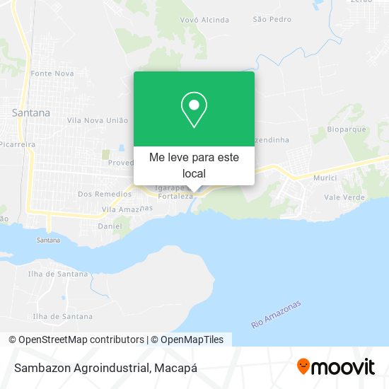 Sambazon Agroindustrial mapa