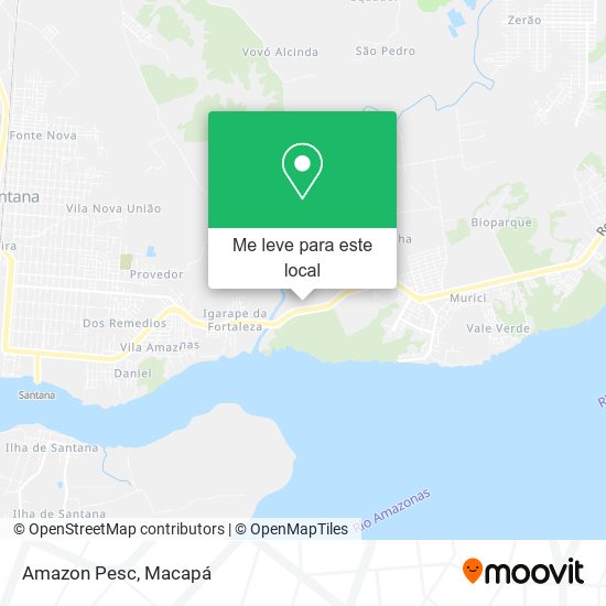 Amazon Pesc mapa