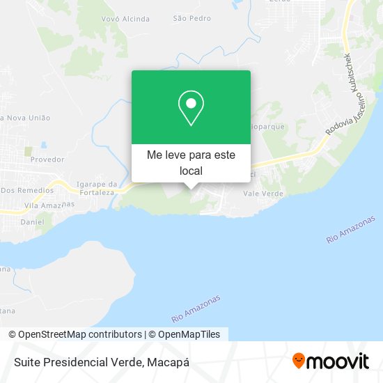 Suite Presidencial Verde mapa