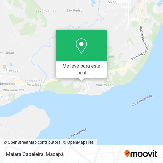 Maiara Cabeleira mapa