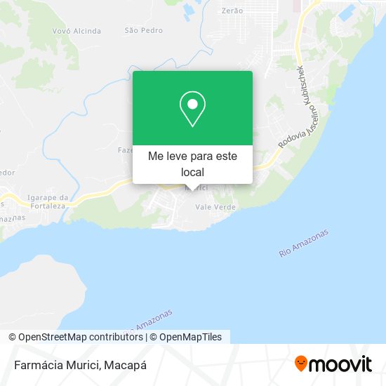 Farmácia Murici mapa