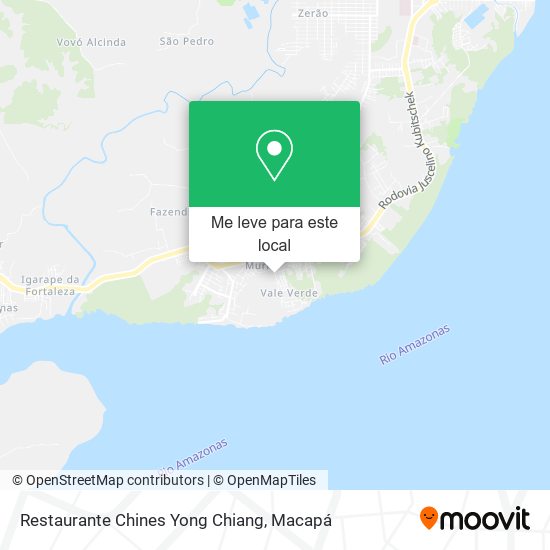 Restaurante Chines Yong Chiang mapa