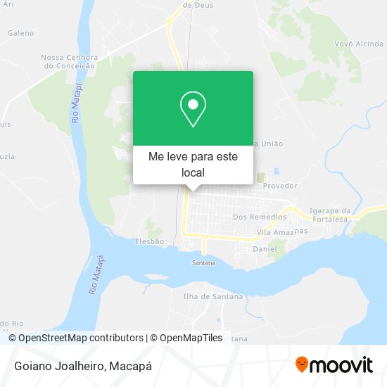 Goiano Joalheiro mapa