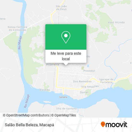 Salão Bella Beleza mapa